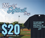 T Shirt Ticket: World Softball Day_logo